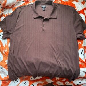 Forever 21 Brown Polo Shirt Classic Style